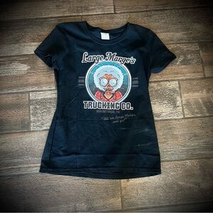 Large Marge Peewee Herman black t shirt S